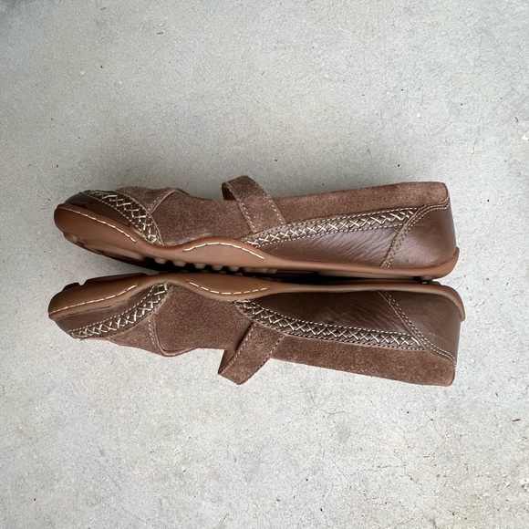 Timberland Earthkeeper Mary Jane Flat Shoe Brown Suede Size 7.5  Excellent - Picture 10 of 15